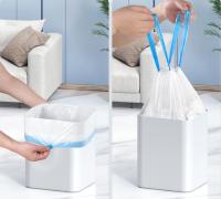Floral Scented Kitchen Trash Bag with Drawstring Closure and Leakproof Design