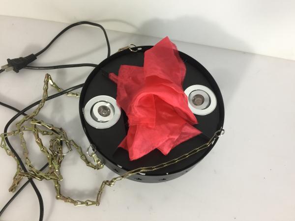 red led silk   flame light with iron shell