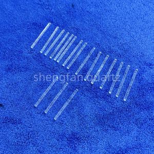 2Diámetro de.1 mm Varilla de cristal de cuarzo helada transparente