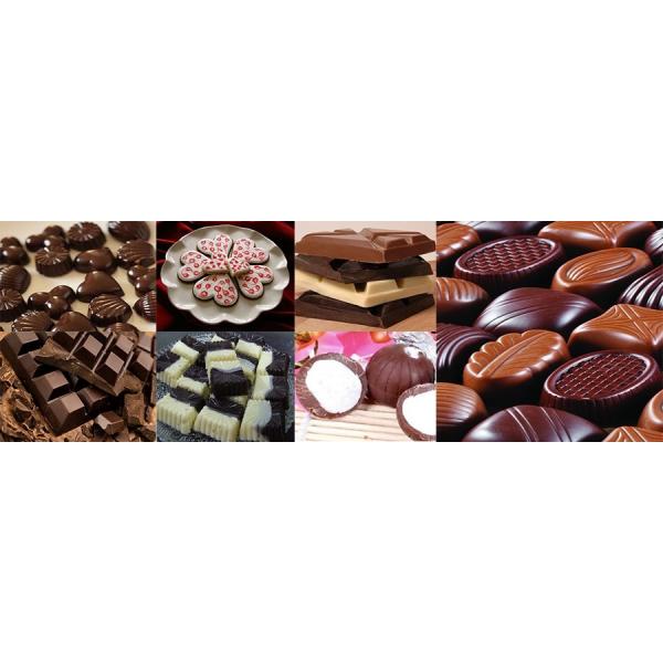 Máquina automática de Enrober Chocolate Pequena máquina de linha de Enrobing Chocolate Máquina de temperação