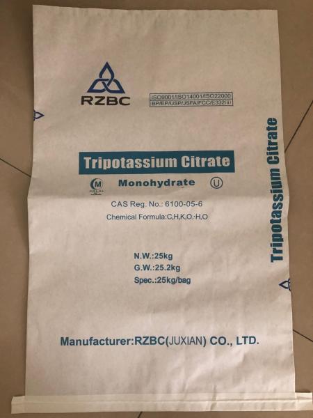 E330 Acidity Regulator K3C6H5O7 H2O Potassium Citrate Granules