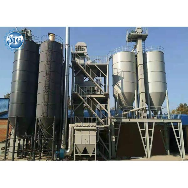 De la eficacia alta de la teja del motor color modificado para requisitos particulares planta automática adhesiva de la mezcla seca por completo