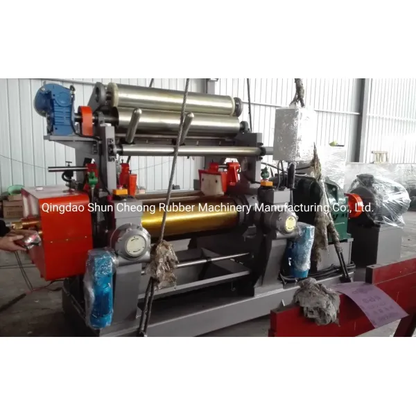 Water Cooling Rubber Mixing Machine with 360mm Roller Diameter and 30kw Motor Power Open Mixing Mill