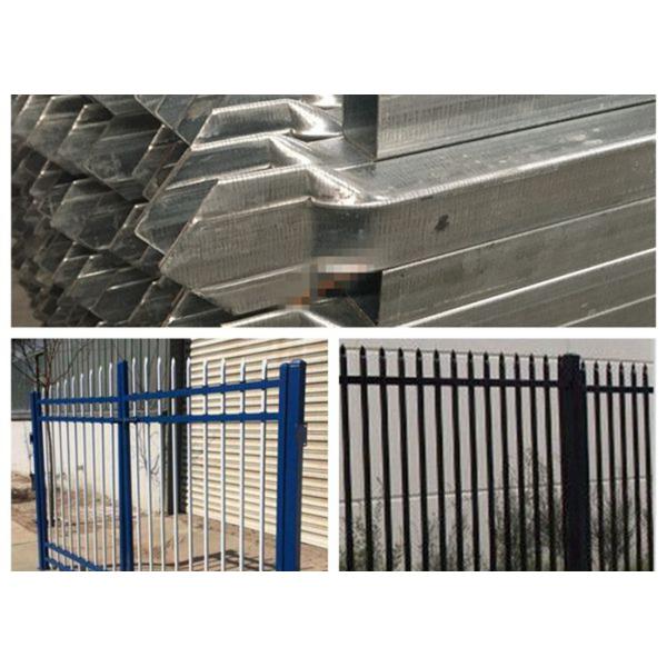 Professional Square Tubular Picket Fence For Automatic Security Gates