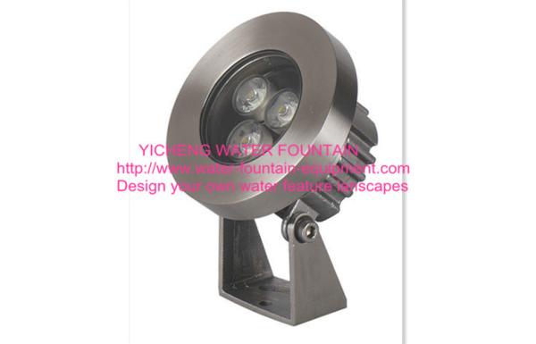 3 X 1W LED Waterproof Underwater Fountain Lights IP68 PLC Control Stainless Steel
