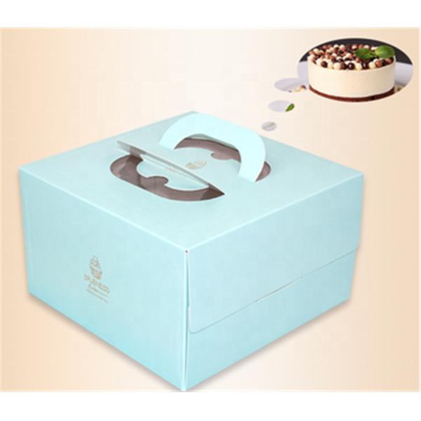 Таможня напечатала коробку бумажного торта пищевого контейнера упаковывая с окном