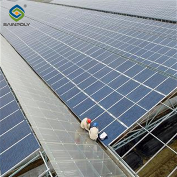 Double Layers Glass Cover Photovoltaic Greenhouse Solar Panel Greenhouse