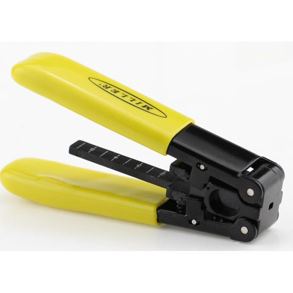 Zinc Alloy Steel CR12 FTTH Fiber Optic Drop Cable Stripper Fiber Optic Tools