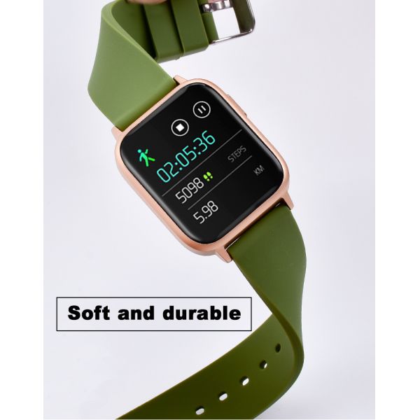 Smooth Surface Silicone Watch Band · 18–24mm | OEM/ODM - China Wholesaler SHX