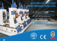 Rectangular Shape Pipe Mill Roller Forming Seam Welded Square Tube Mill