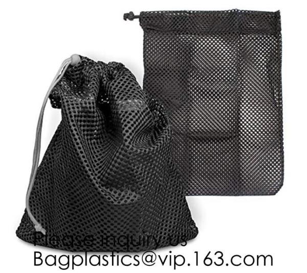 Lingerie Mesh Bags OEM Mesh Laundry Bags,Large Capacity Mesh Drawstring Laundry Bag Washable Reusable Cloth Bag Promotio