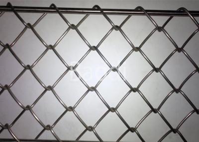 Roadway Galvanized Chain Link Mesh Fence 6 Feet In Roll Acid / Corrosion Resistant
