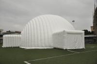 PVC inflável da prova da água da barraca da abóbada branca gigante do evento para a exposição