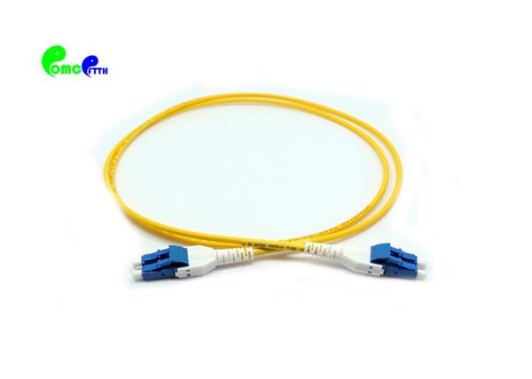 China Made Uniboot LC - Uniboot LC Duplex Fiber Patch Cable 3.0mm Unti-tube Available For Single Mode / OM1 / OM2 / OM3