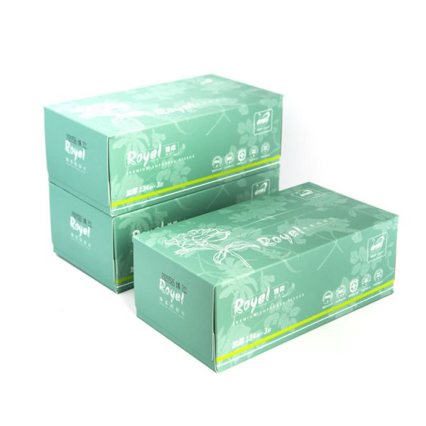 FSC Proved Wholesale White Embossed Bamboo Box Facial Tissue Paper Customised Tissue Paper