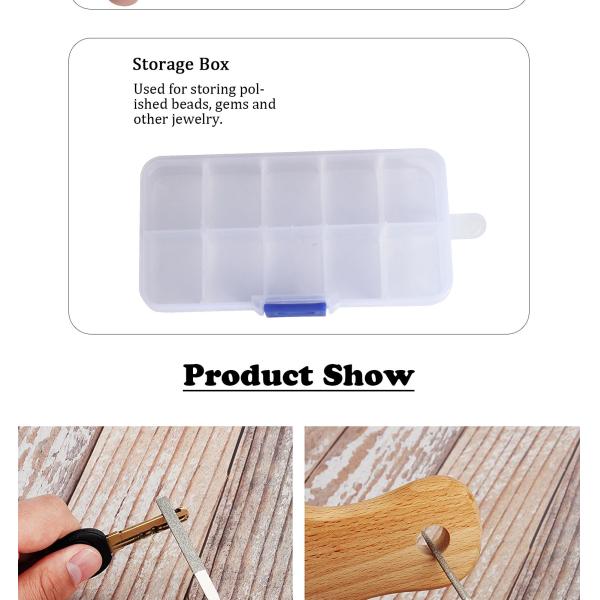 Electroplated Metal File Set For Metal Glass Stone Rough Carving