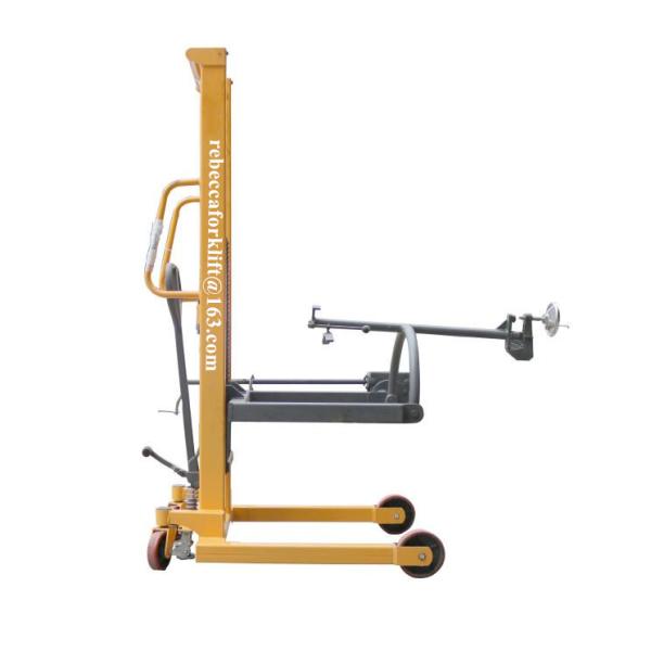 Customized Color Hydraulic Hand Drum Trolley Compact Structure High Efficiency