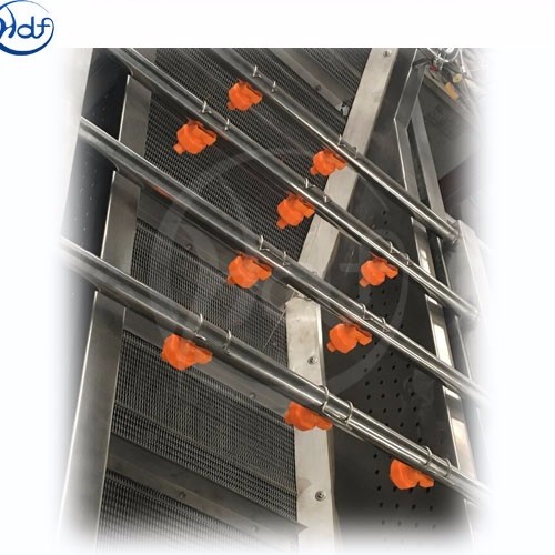 washing machine for salad vegetable  large vegetable cleaning line Multi-functional fruit and vegetable cleaning machine