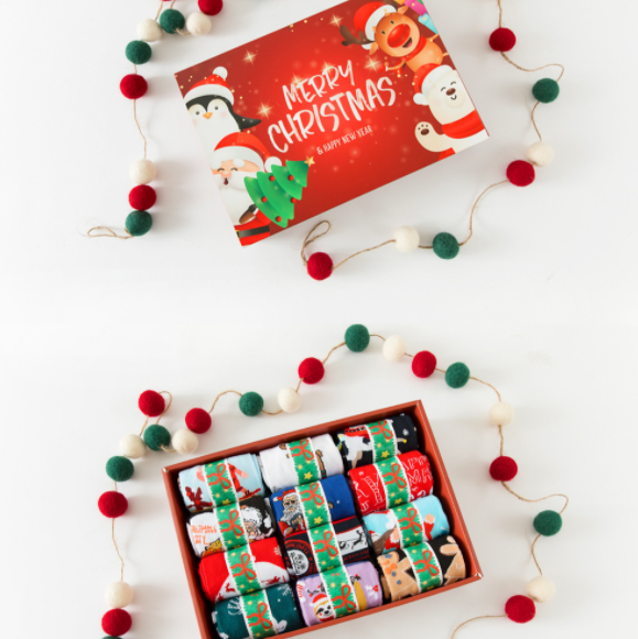 Winter Christmas Vacation Socks Stance Cotton Knee High Socks Classic Holiday Xmas Stocking