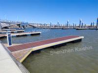 Marina Boat Aluminum Floating Docks Pile Guide Pontoon Pier Customized Height