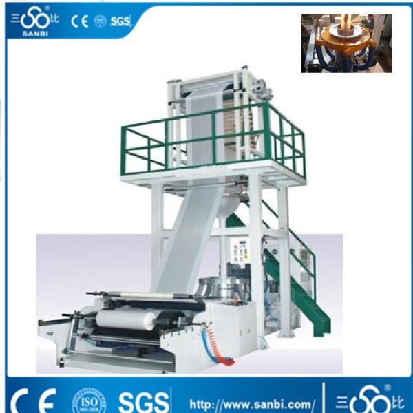 High Speed PE Film Blowing Machine ABA Three Layer Co - Extrusion