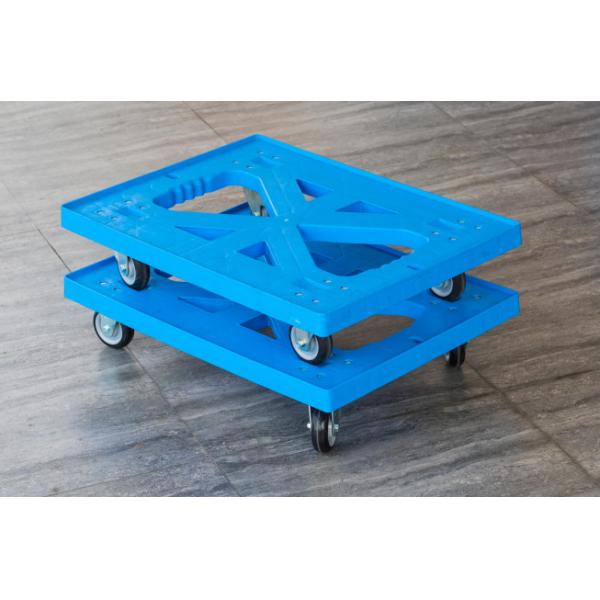Impact - Resistance Large Plastic Moving Trolley Loading Capacity 225kg