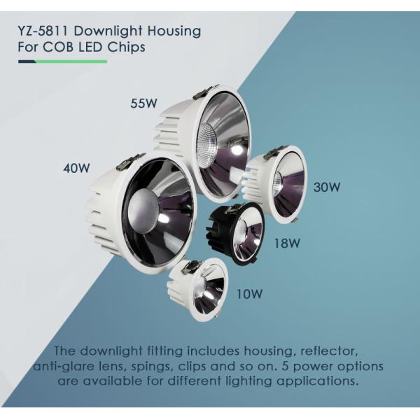 Embedded Led Anti Glare Downlight Hotel Living Room Office Spotlight