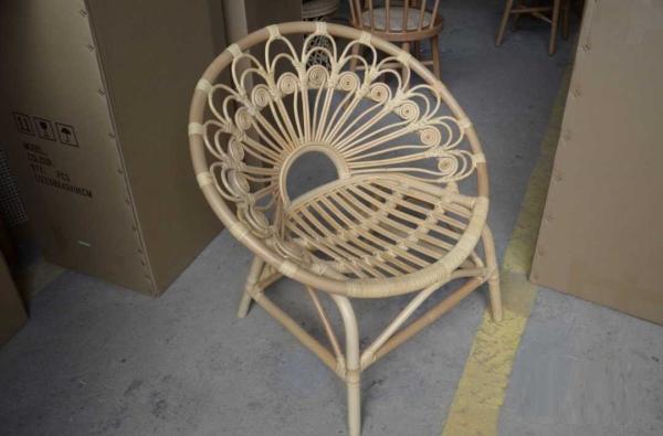 Luxury Cane Modern Chair Wooden Wicker Rattan Bar Chairs Outdoor Garden Sofa Chair