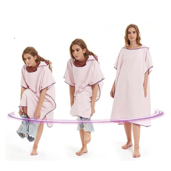 Fabricant de textiles directement sur mesure Sublimation durable à sec rapide Microfibre Impression de plage Microfibre poncho serviette