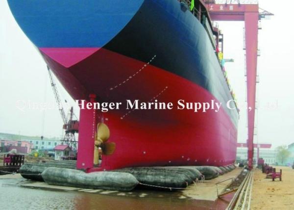 Diameter 1.5M 5-8 Layers Ship Launching Airbags For Salvage Marine