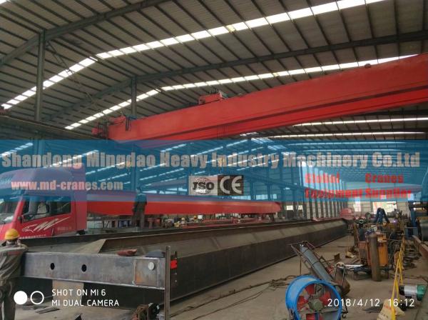 Remote Radio Control 10 Ton Overhead Crane Include Rails and Power Suplly Bus Bar
