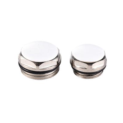 Nickel Plated Manual Radiator Air Vent Bleed Plug Valve Brass