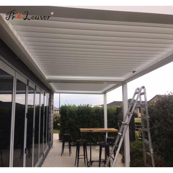Custom Size Outdoor Pergola Louver,Waterproof Pergola,Opening Roof Louver