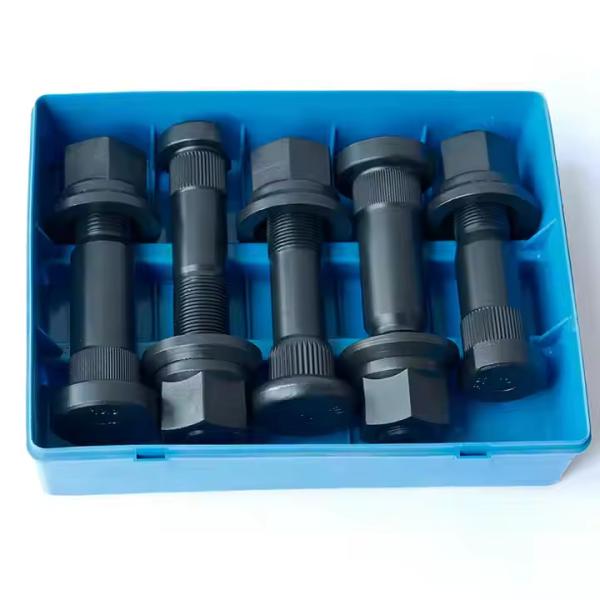 M18/M19/M20/M22 Boulon de roue de camion Surface électro-galvanisée personnalisée