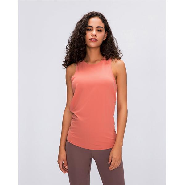 Верхние части йоги дам кожи дружелюбные перевязывают задние свободные безрукавные верхние части танка йоги