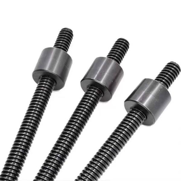 Aluminum Brass Black Steel Lead Screw Cnc Lathe Trapezoidal Rod Shaft Sewing Machine Medical Equipment Use