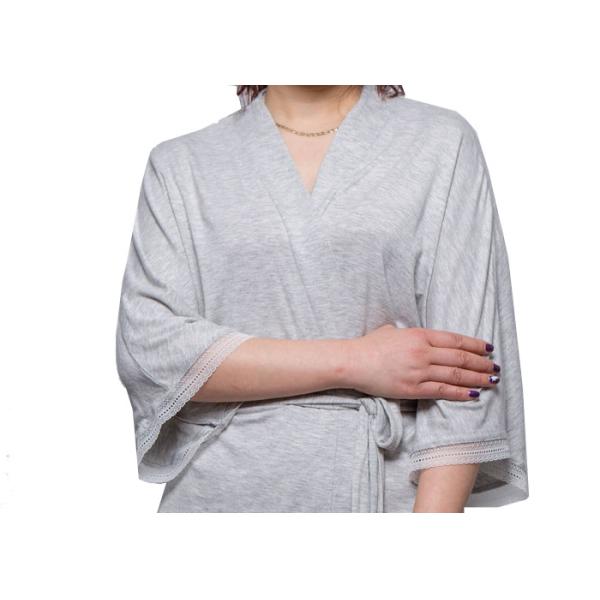 Jersey 3/4 Sleeve Nightgown V Neck Summer Nightwear For Ladies And Women