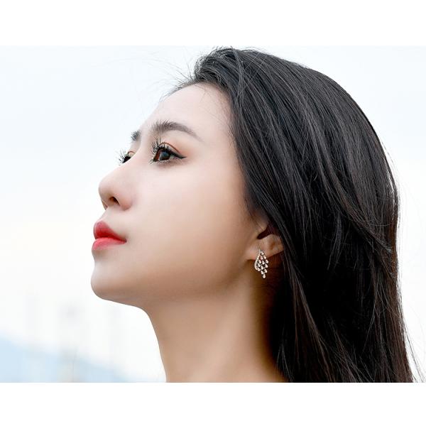 отрезок диаманта серег 2.0g 0.50ct стержня пера золота 18K круглый гениальный