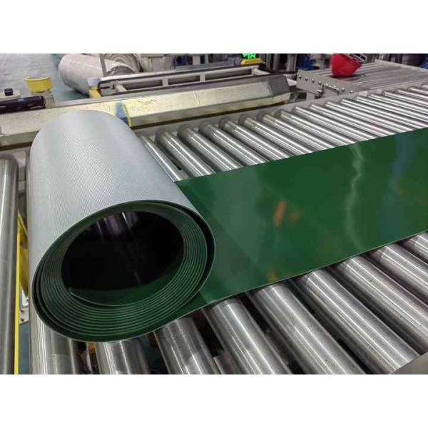PVC Green Conveyor Belt for Food, Tobacco, and Logistics Industries