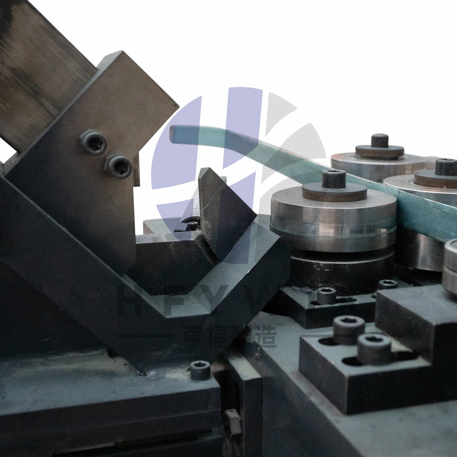 200-1600mm Adjustable Flange Forming Machine 80×80 Square Tube Frame And 5 Row Forming Linear Guide Arc Transmission