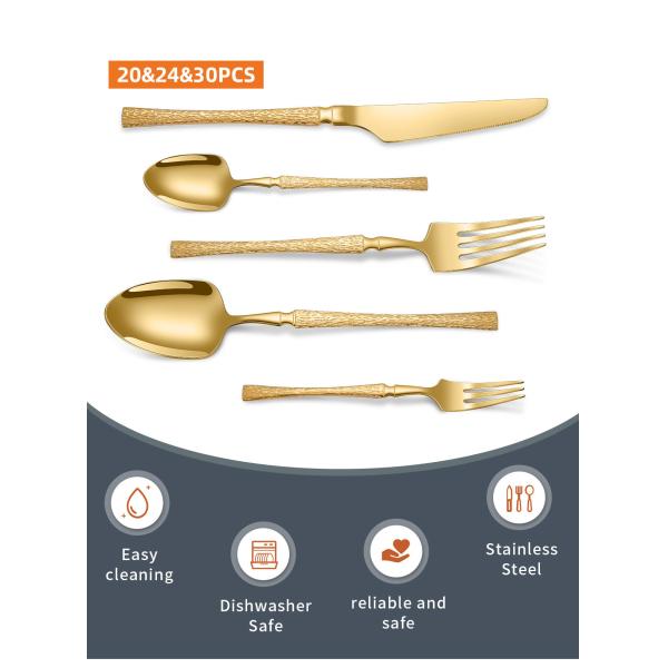 Нержавеющая сталь столовые приборы набор 20 штук маленький талия Модель молотка Нержавеющая сталь Западные столовые приборы подарочная коробка