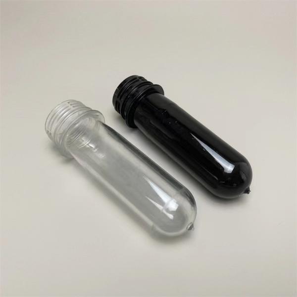Transparent PET Plastic Preforms High Clarity Crystal Clear Long Shelf Life