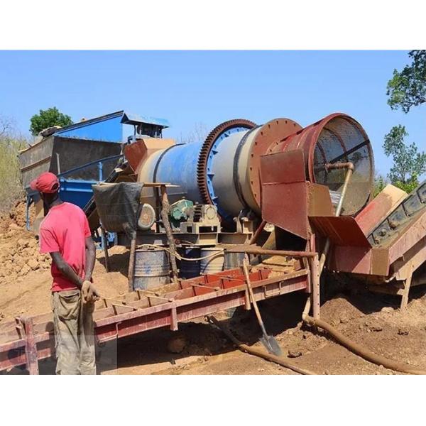 Drum Stone Mud iron Ore Washing Machine Plant Large