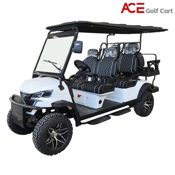 6 Seater Club Golf Cart With 14 Inch Tires 40km/H Max Speed And 25% Climbing