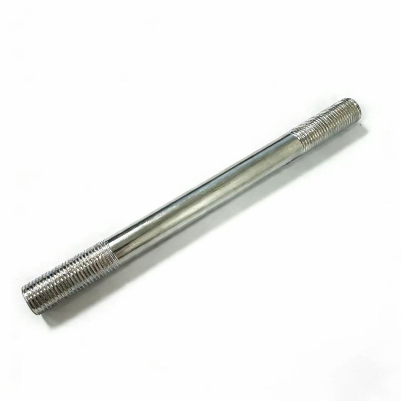 Double Ended M10x1 Threaded Brass Tube 10x122 Zinc Plating Anti Corrosive