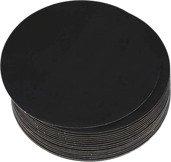 White Gold Black Thin Cardboard Cake Base Board , Food Grade Cake Drum Board