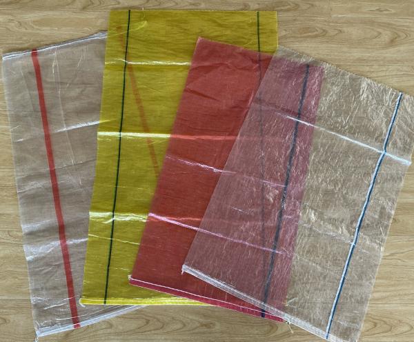700mm Width Double Stitch  PP Woven Sack Bags For Grain Rice 40x60CM