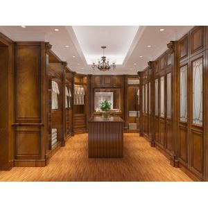 Vestiaire élégant pour dressing OEM ODM Meubles de placard personnalisés en pierre artificielle