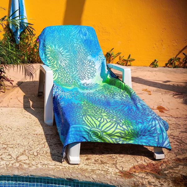 Легкое песчаное полотенце для пляжа