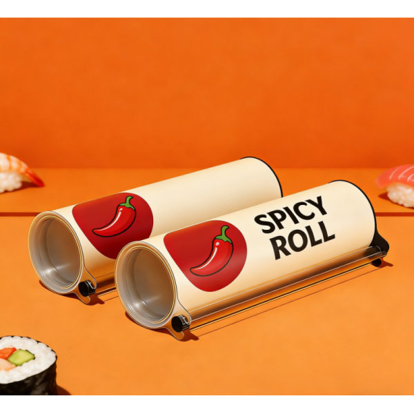 Hot Sale Sushi Push Pop Food-grade Customized Push up Tube for Sushi Rice and Vegetable Rolls Packaging